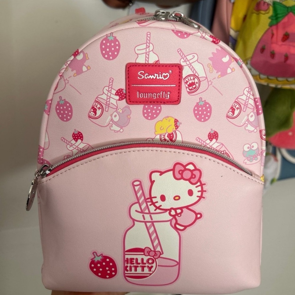 Strawberry milk hello kitty Loungefly